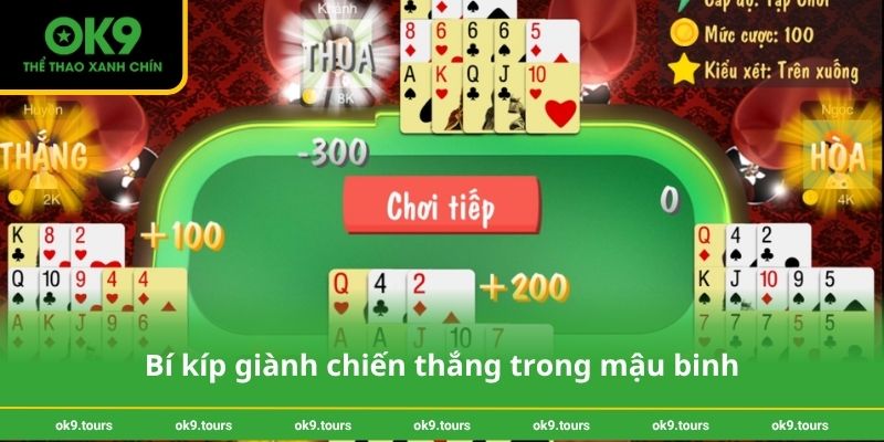 Bí kíp giành chiến thắng trong mậu binh