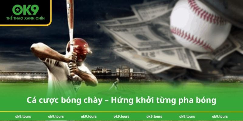 Cá cược bóng chày – Hứng khởi từng pha bóng