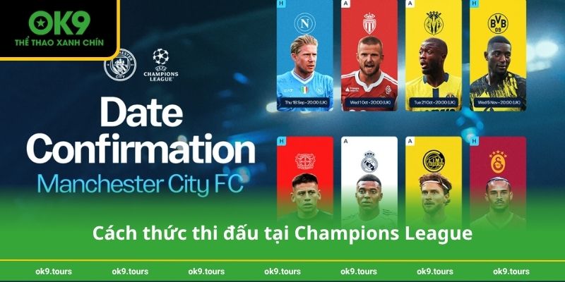 Cách thức thi đấu tại Champions League