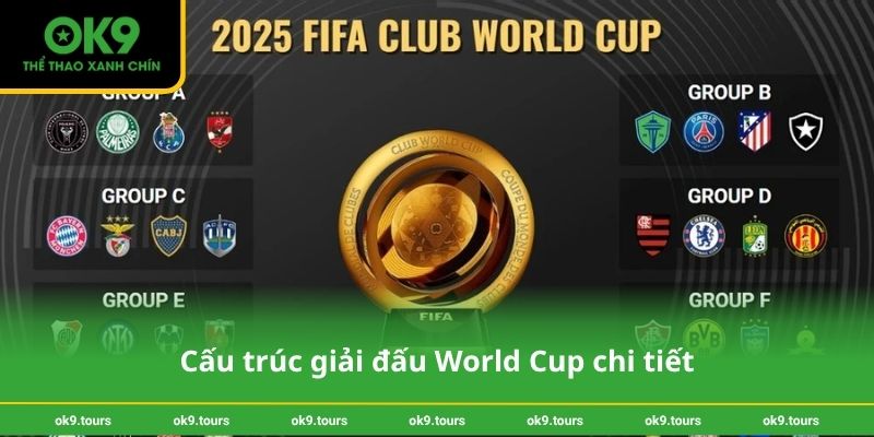 Cấu trúc giải đấu World Cup chi tiết