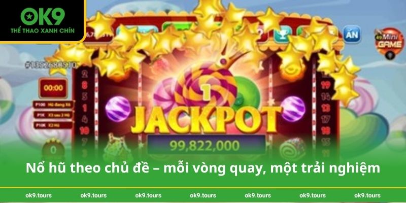 Nổ hũ theo chủ đề – mỗi vòng quay, một trải nghiệm